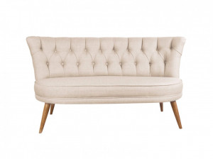 Canapea 2 Locuri Richland Loveseat Cream - Img 1