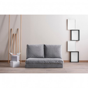 Canapea Extensibila, 2 Locuri Taida Gri - Img 1