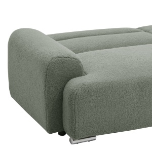 Canapea Extensibila 3 Locuri Harmonious, verde masliniu, 223.5x92x81 cm - Img 5
