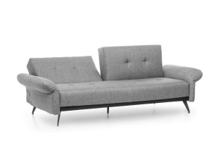 Canapea Extensibila, 3 Locuri Ron Sofabed Gri - Img 12
