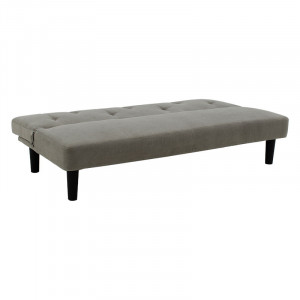 Canapea extensibila Breathe material textil antracit 167x77x73 cm - Img 2