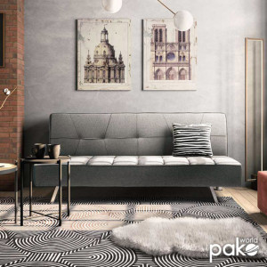 Canapea Travis Gri 175x83x74 cm - Img 2