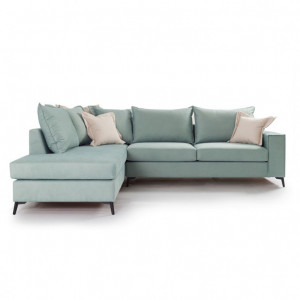 Coltar Dreapta Romantic Ciel - Negru 290x235x95 cm - Img 3