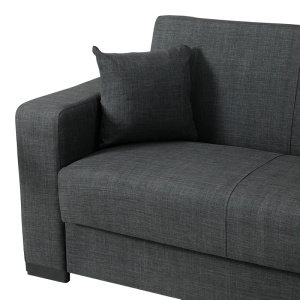 Colțar extensibil reversibil Dumma, antracit, 226x148x86 cm - Img 5