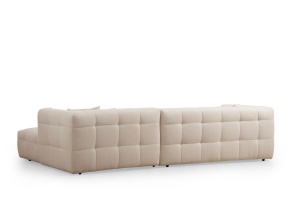 Colțar modular dreapta Cady Bej 300x150x72 cm - Img 6