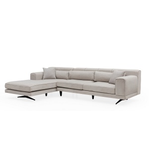 Colțar modular Jivago Bej 198x308x78 cm - Img 7