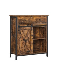 Comoda Model Allen, Maro rustic/Negru, 70x30x80 cm