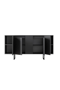 Comoda Model Luxe, Antracit/Negru, 160x35x80 cm - Img 10
