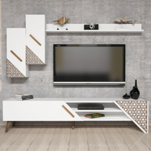Comoda TV Beril - Alb - Img 3