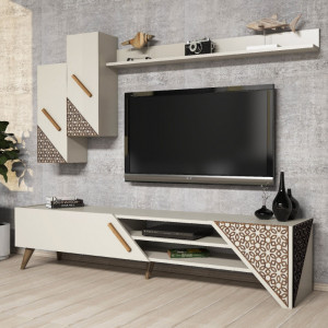Comoda TV Beril - Crem - Img 1