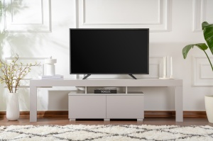 Comoda TV Model Enclave, Gri - Img 2