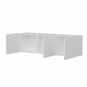 Comoda TV Salvador, Model Alb, 150x44x31 cm, Alb - Img 8