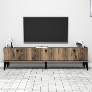 Comoda TV Salvador, Model Lidya, 180x49x35 cm, Nuc - Img 5