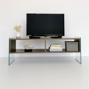 Comoda TV Salvador, Model TV404, 120x45x35 cm, Nuc - Img 2