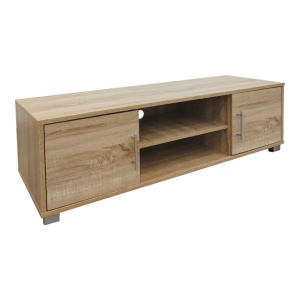 Comodă TV Serank, stejar sonoma, 120x40x40 cm - Img 2