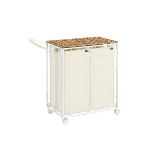 Cos de rufe Songmics Bej 57x33x60 cm - Img 2