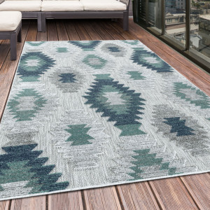 Covor Bahama Albastru V1 240x340 cm - Img 1