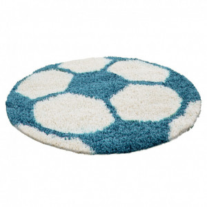 Covor Fun Turcoaz 120x120 cm - Img 2