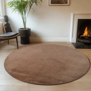 Covor Joy Mocca, Rotund, D200 cm