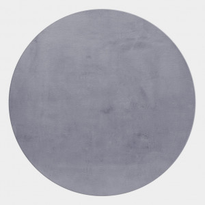 Covor Pouffy V1 Gri 160 x 160cm - Img 2