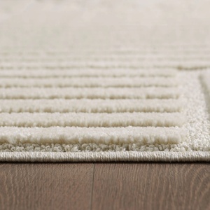 Covor tip Traversa VivaDeco Art V1, 80 x 150 cm, Crem, 100% Polipropilena, Fir 8 mm, 1900 g/mp, OEKO-TEX Standard 100 - Img 11