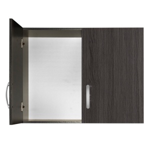 Dulap cu 2 Usi Model Malia, Wenge, 79x42x60 cm - Img 2