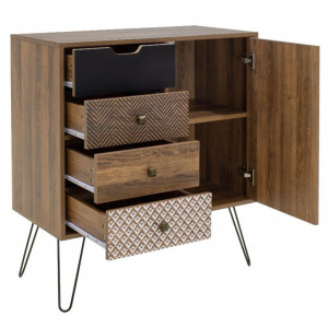 Dulap cu Sertare Boho Walnut 79.5x39.5x86 cm - Img 4