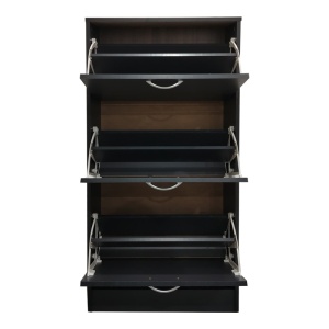 Dulap de pantofi Savaz, antracit, 60x24x114 cm - Img 3