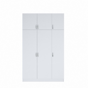 Dulap haine Model BA104, Alb, 145x55x239 cm - Img 12