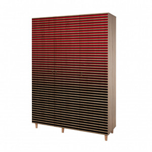 Dulap haine Model Mode-221, Multicolor, 135x52x192 cm - Img 4