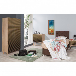 Dulap haine Model Stil, Multicolor, 90x52x192 cm - Img 2