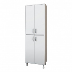 Dulap multifunctional Model M4-1103, Alb, 62.6x35.8x191 cm - Img 5