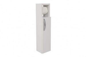 Dulap multifunctional Model Star, Alb, 15x12x65 cm - Img 4