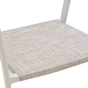 Fotoliu de exterior, Model Glisten, culoare alb si natural, aluminiu si poliratan, 56x62x77 cm - Img 13