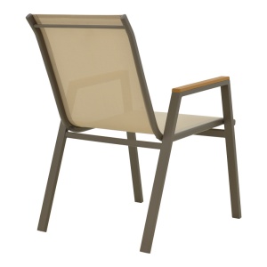 Fotoliu de grădină Model Azelie, Gri, 56x75x88 cm - Img 2