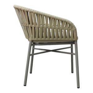 Fotoliu de grădină Model Frama, Maro, 57x60x78 cm - Img 3