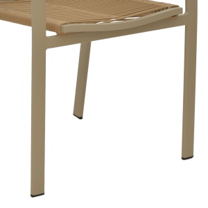 Fotoliu de Gradina Model Jonian, Natural/Champagne, 57x63x83 cm - Img 6