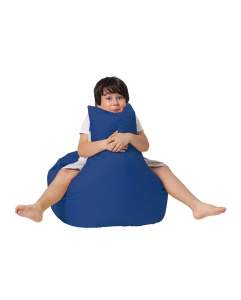 Fotoliu de Grădină tip Bean Bag Model Baton, Albastru - Img 7