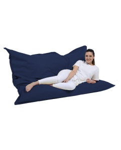 Fotoliu de Grădină tip Bean Bag Model Giant Pillow 140x180, Albastru închis - Img 5