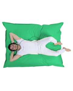 Fotoliu de Grădină tip Bean Bag Model Giant Pillow 140x180, Verde - Img 4