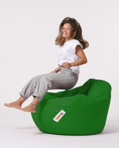 Fotoliu puf de gradina Premium Verde 115x130x39 cm - Img 11
