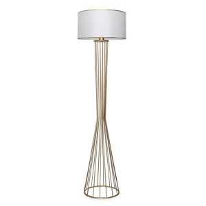 Lampadar AYD-3077 Alb Auriu - Img 2