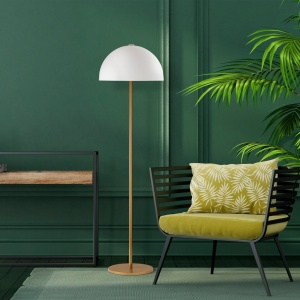 Lampadar Mixed Auriu 40x40x154 cm - Img 3