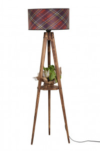 Lampadar Sehbali tripod lambader yanik silindir 03 abajurlu Multicolor - Img 2