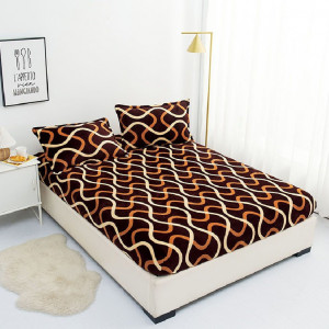Lenjerie cu elastic 180x200 Wave (Cocolino) - Img 3