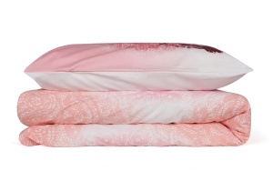 Lenjerie de pat dublu Model Çalıkuşu Pink - Img 3