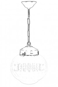 Lustra de exterior BFE-68187-BSY Negru - Img 2