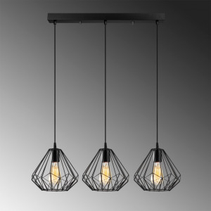 Lustra Diamond - 704-S1 Negru - Img 4