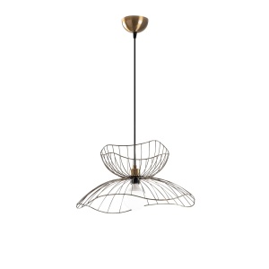 Lustra Farac Caramiziu 50x50x121 cm - Img 2