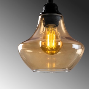 Lustra Gold Auriu 17x17x111 cm - Img 7